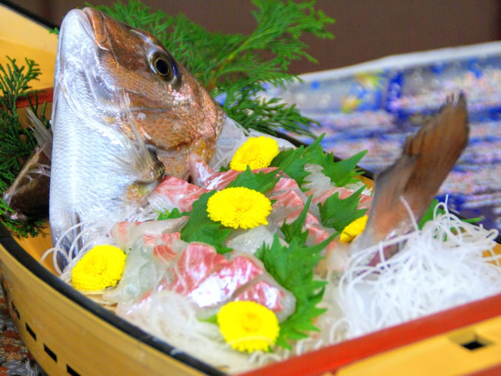 鯛の姿造り